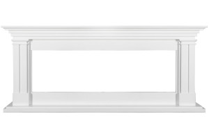 Каминокомплект Lyon 60 - Белый с очагом Vision 60 LED