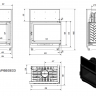 Топка AMELIA/P/BS/DECO, Г-образное стекло справа Топка AMELIA/P/BS/DECO, Г-образное стекло справа