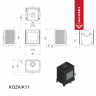 Печь Kratki PRO KOZA K11