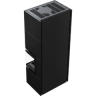 Каминокомплект SIMPLE Box черный с топкой BS, правый угол Каминокомплект SIMPLE Box черный с топкой BS, правый угол