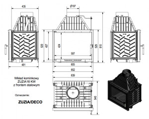 Топка Kratki ZUZIA/DECO