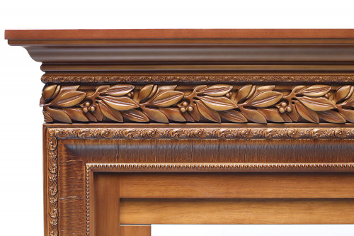 Каминокомплект Valletta - Орех с очагом Flagstaff