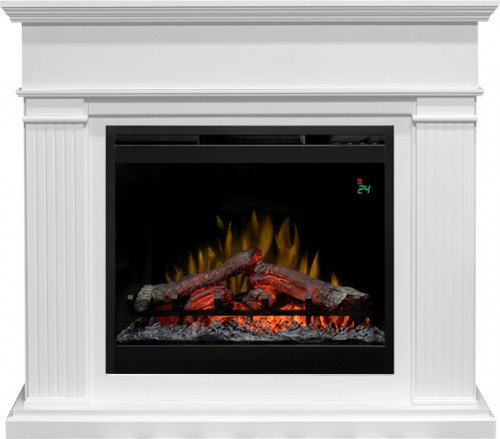 Каминокомплект Adagio - Белый с очагом Symphony 26'' DF2624L-INT