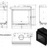 FELIX_PW_14_W_DECO_chertej.jpg Топка с водяным контуром FELIX/PW/14/W/DECO, змеевик