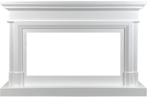 Каминокомплект Coventry - Белый (Ширина 1400 мм) с очагом Vision 42 LED