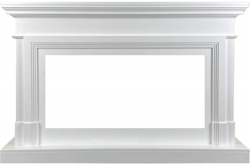 Каминокомплект Coventry - Белый (Ширина 1400 мм) с очагом Vision 42 LOG LED