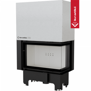 Топка Kratki PRO VNP/810/410 угловое стекло справа, гильотина