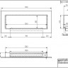 Биокамин Elliot horizontal 1500 (ZeFire) Биокамин Elliot horizontal 1500 (ZeFire)
