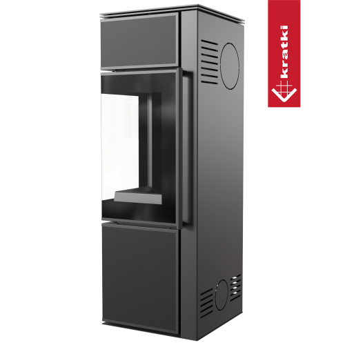 Печь Kratki PRO TORA/S 8 кВт Nero Assoluto