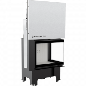 Топка Kratki PRO VNP/700/480 угловое стекло справа, гильотина
