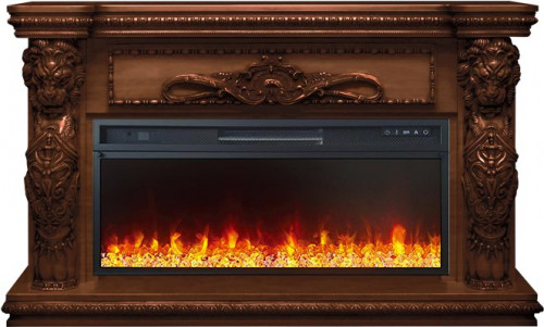 Каминокомплект Windsor 42 - Темный дуб с очагом Vision 42 LED