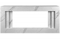 Портал Royal Flame Line 42 SFT White Marble (Разборный) - Белый мрамор
