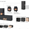 Печь-камин Nordpeis Box Black + топка N-20U Печь-камин Nordpeis Box Black + топка N-20U