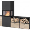 Печь-камин Nordpeis Box Black + топка N-20U Печь-камин Nordpeis Box Black + топка N-20U