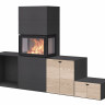 Печь-камин Nordpeis Box Black + топка N-20U Печь-камин Nordpeis Box Black + топка N-20U