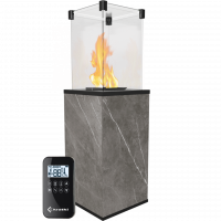 Нагреватель газовый PATIO/MINI/G31/37MBAR/Q/N/P/G - NATURALI PIETRA GREY, пульт