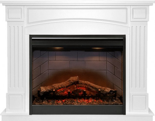 Каминокомплект Boston - Белый с очагом Symphony 26'' DF2608-INT