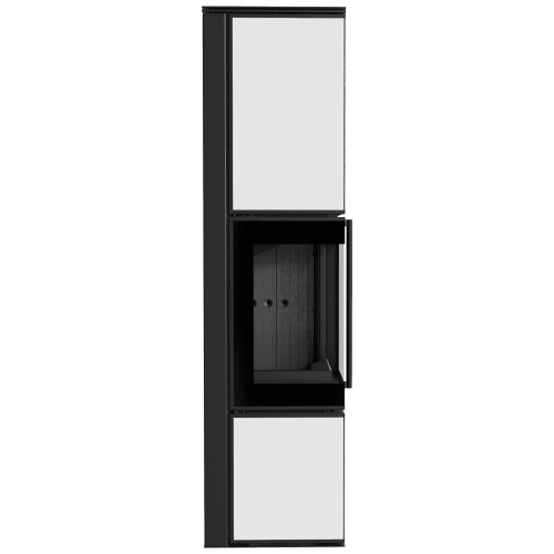 Печь Kratki PRO TORA/L 8 кВт, белое стекло