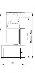 Облицовка Manhattan II низкий