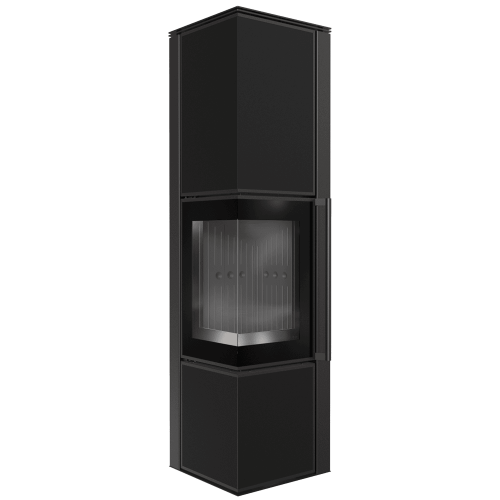 Печь Kratki PRO TORA/L 8 кВт Nero Assoluto