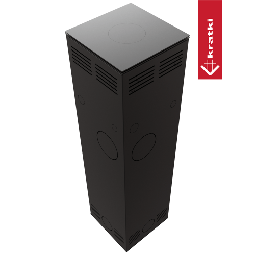 Печь Kratki PRO TORA/L 8 кВт Nero Assoluto