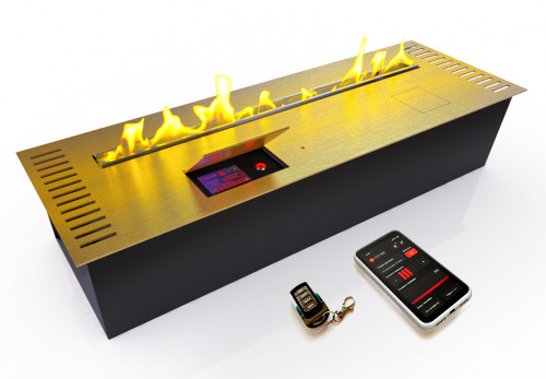 Автоматический биокамин ZeFire М 900 латунный с ДУ (ZeFire)