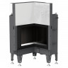 Топка BeF FLAT V4L, внутренний угол, гильотина,рамка черная Топка BeF FLAT V4L, внутренний угол, гильотина,рамка черная