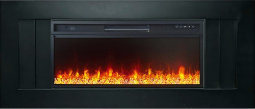 Каминокомплект Line 42 - Черный с очагом Vision 42 LED