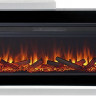 Каминокомплект Basel 60 L - Белый с черным с очагом Vision 60 LOG LED