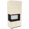 Каминокомплект Kratki PRO FLOKI BOX OXIDE BIANCO, угловое стекло слева Каминокомплект Kratki PRO FLOKI BOX OXIDE BIANCO, угловое стекло слева