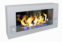 Биокамин ZeFire Constant 900 белый со стемалитом