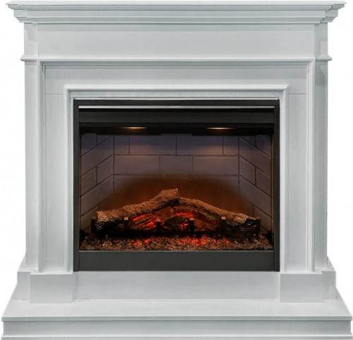 Каминокомплект Newport - Белый с очагом Symphony 26'' DF2608-INT