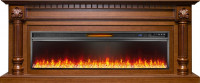 Каминокомплект Edinburg 60 - Орех с очагом Vision 60 LED