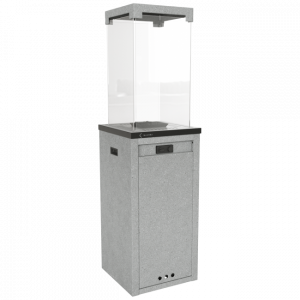 Нагреватель газовый PATIO/LIGHT сталь, цвет гранит