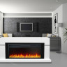 Каминокомплект Lindos 42 SFT - Серый мрамор (Ширина 1470мм) с очагом Vision 42 LOG LED Каминокомплект Lindos 42 SFT - Серый мрамор (Ширина 1470мм) с очагом Vision 42 LOG LED