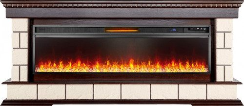 Каминокомплект Shateau 60 - Темный дуб с очагом Vision 60 LED