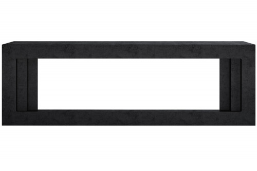 Каминокомплект Line 60 Dark Grey (Разборный) - Темный серый с очагом Vision 60 LOG LED