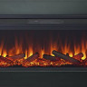 Каминокомплект Line 60 - Черный с очагом Vision 60 LOG LED