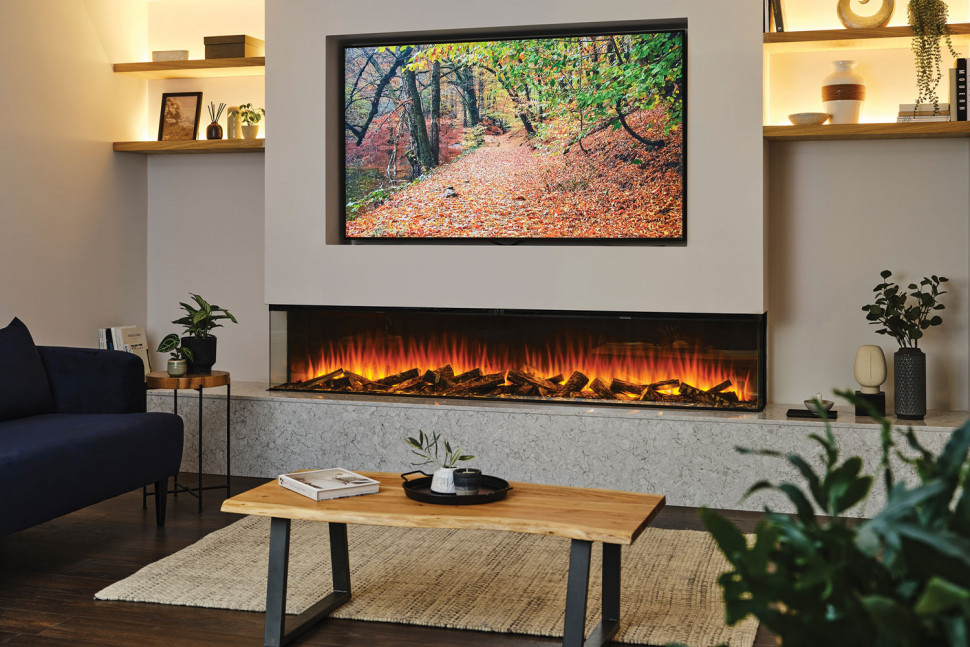 New Forest 2400 with Deluxe Real logs New Forest 2400 with Deluxe Real logs