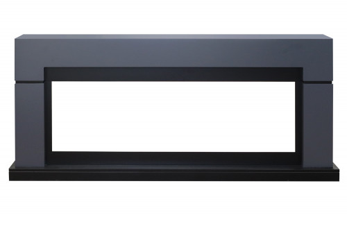 Каминокомплект Lindos 60 (Разборный) - Серый графит  с очагом Vision 60 LED