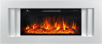 Каминокомплект Line 42 - Белый с очагом Vision 42 LOG LED