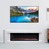 Каминокомплект Line 42 SFT Stone Touch (Разборный) - Серый мрамор с очагом Vision 42 LOG LED Каминокомплект Line 42 SFT Stone Touch (Разборный) - Серый мрамор с очагом Vision 42 LOG LED