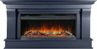 Каминокомплект Monaco 42 (Разборный) -  Серый графит с очагом Vision 42 LOG LED
