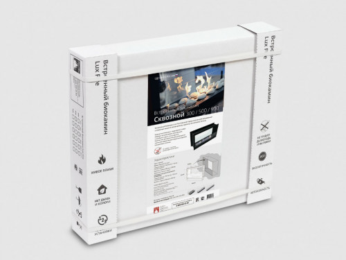 Встроенный биокамин Lux Fire Сквозной 810 М