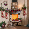 Каминокомплект Pierre Luxe угловой - Темный дуб / Белый (Высота 1020мм) с очагом Danville Black FB2 Каминокомплект Pierre Luxe угловой - Темный дуб / Белый (Высота 1020мм) с очагом Danville Black FB2