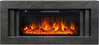 Каминокомплект Line 42 Dark Grey - Темный серый с очагом Vision 42 LOG LED