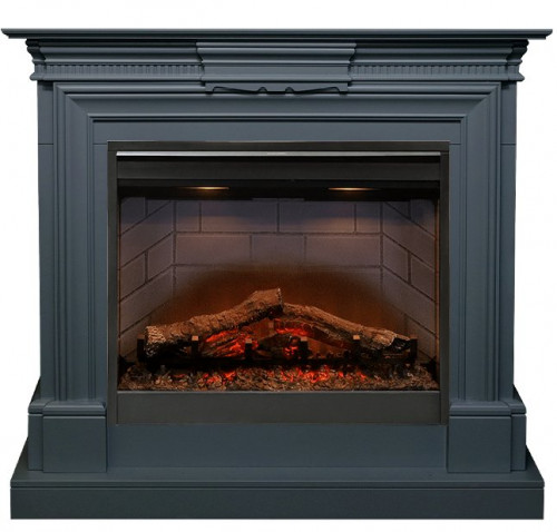 Каминокомплект Chelsea - Серый графит (Ширина 1150 мм) с очагом Symphony 26'' DF2608-INT