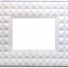 Каминокомплект Diamond - Бьянко белый с очагом Cassette 600 LNH-INT (с дровами)