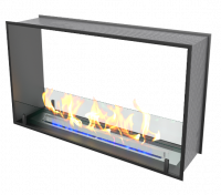 Встраиваемый сквозной очаг Standart 1200, ZeFire