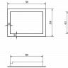 Рамка для топки ZIBI/100/60 Рамка для топки ZIBI/100/60